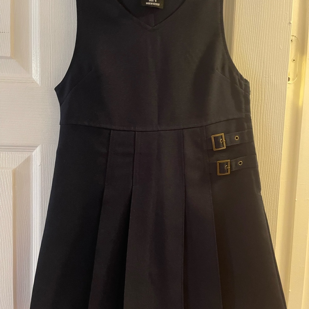 Girl uniform dress and skirt size 6X blue